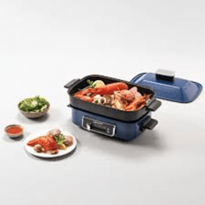 EJG556 Noi dien da nang LocknLock 1200 1400W 2.5L Mau Navy 4