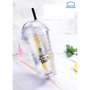 HAP506GOD Ly nhua co ong hut Lock Lock 530ml Mau Gold 2 1