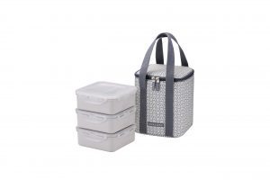 HPL823CI-HCM – Bộ túi hộp cơm Lock&Lock 3P (HPL823*2, HPL823C*1, Lunch Bag*1) – Màu ngà