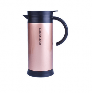 LHC1444GPK – Bình đựng cà phê Lock&Lock Penguin bằng thép không gỉ 1.0L – Màu vàng hồng