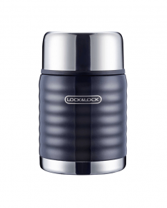 LHC8027BLK Hop giu nhiet dung thuc an L L Wave Classic Food Jar 550ml thep khong gi Mau den 1