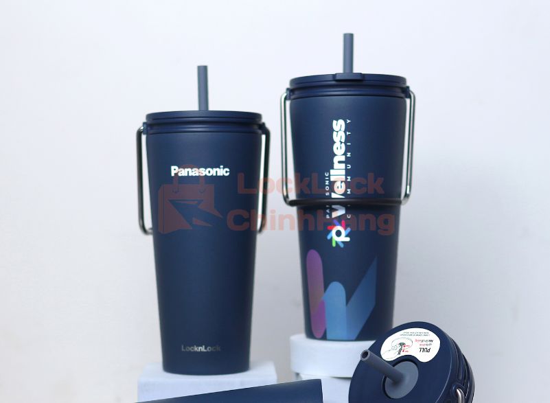 Bình Giữ Nhiệt Lock&Lock 540ml Bucket Tumbler Kèm Ống Hút LHC4268 (3 màu) - locklockchinhhang.com