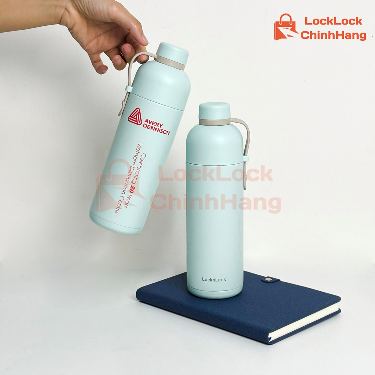 Bình LocknLock in ấn logo Averry Dennison