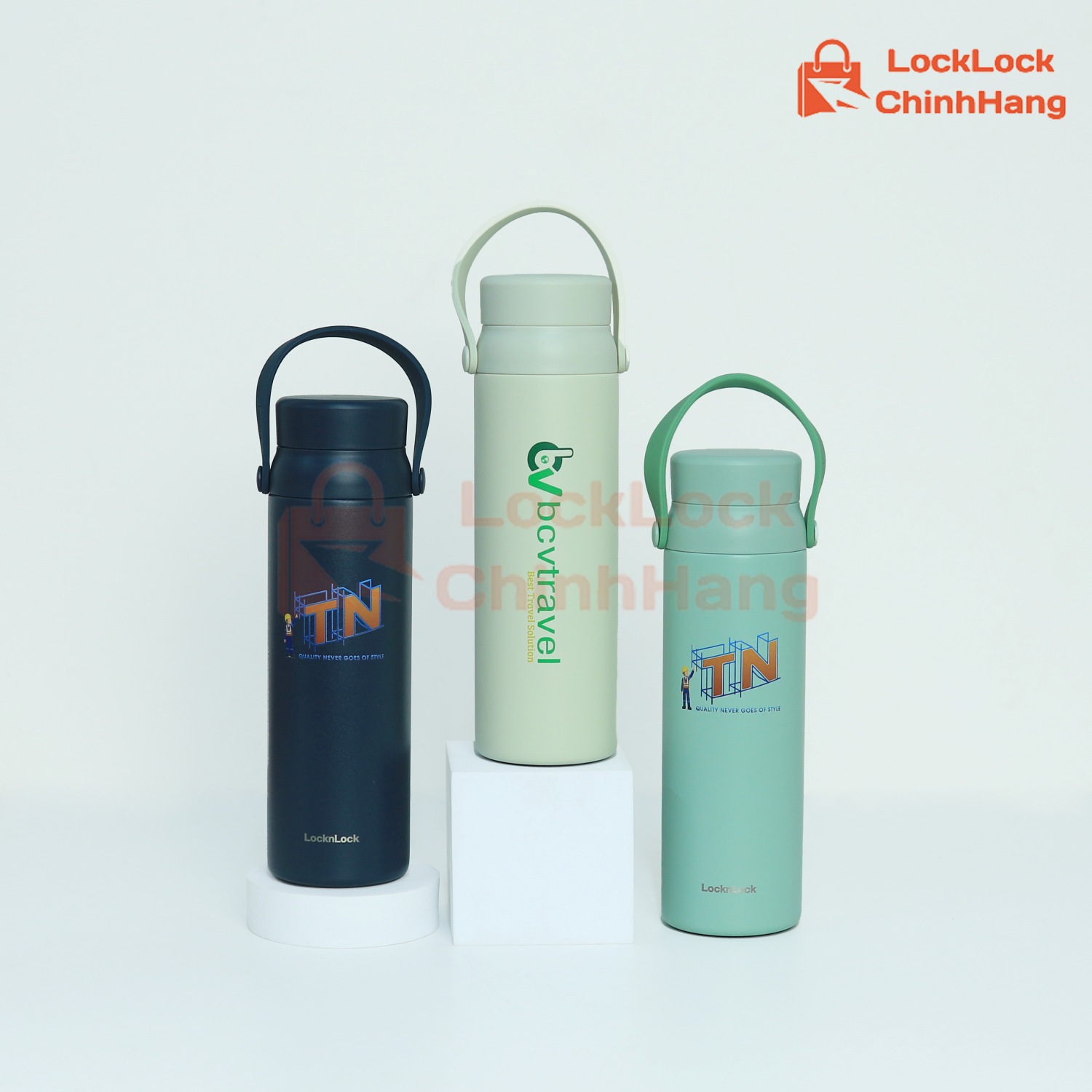 Bình giữ nhiệt Lock and Lock in logo phù hợp sự kiện, hội nghị, tri ân khách hàng và quà tặng nhân viên