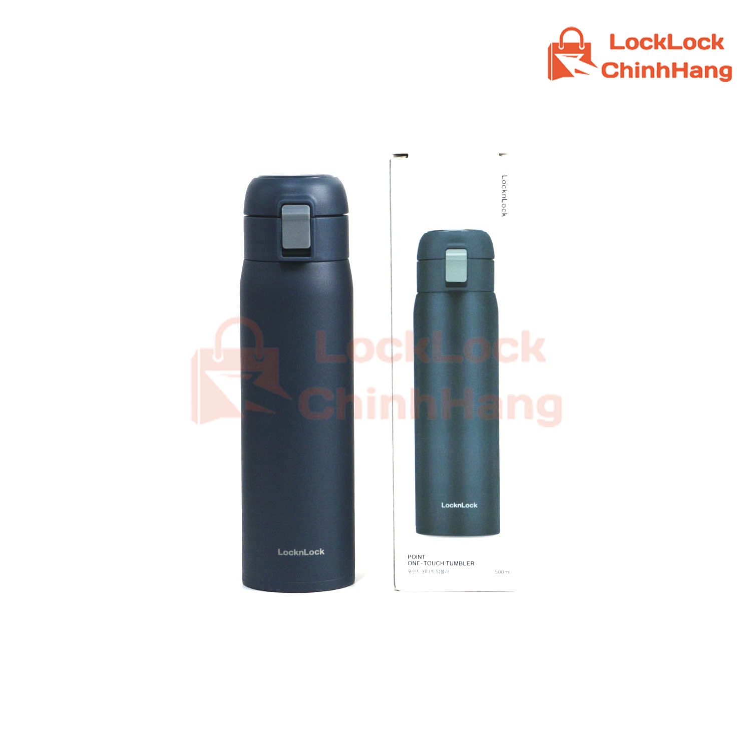 Bình giữ nhiệt LocknLock Point One Touch LHC3255 500ml 1 Bình giữ nhiệt LocknLock Point One Touch LHC3255 500ml - locklockchinhhang.com